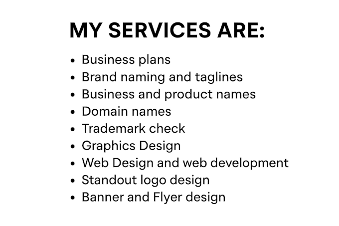create your business name, slogan, logo and brand identity