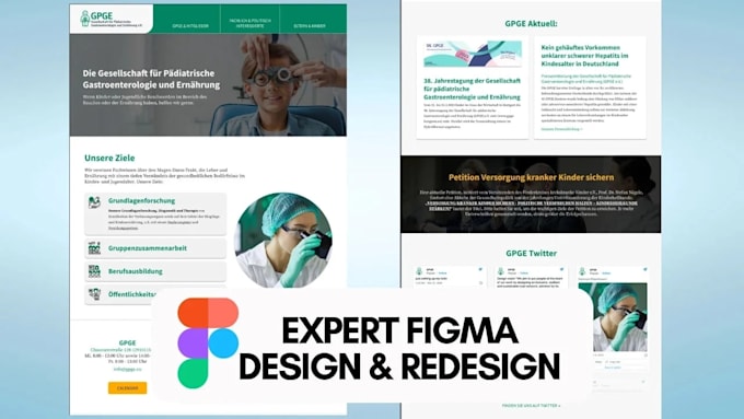 design modern website UI UX in figma for  businesses