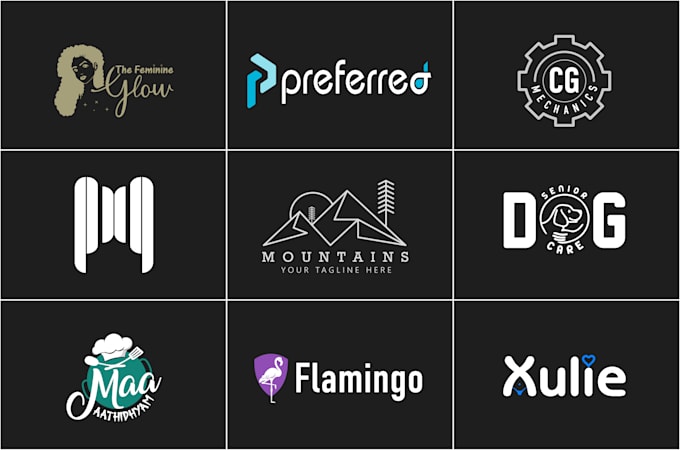 design a creative minimalist logo for your brand