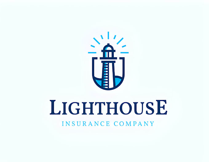 design modern and professional lighthouse logo