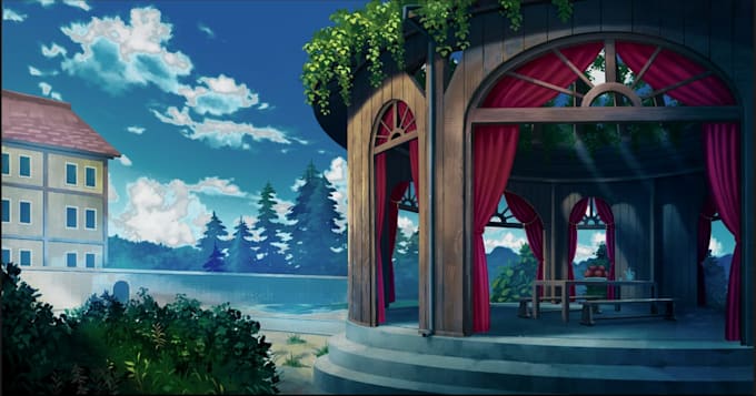 make a background illustration tailored for your needs in any style