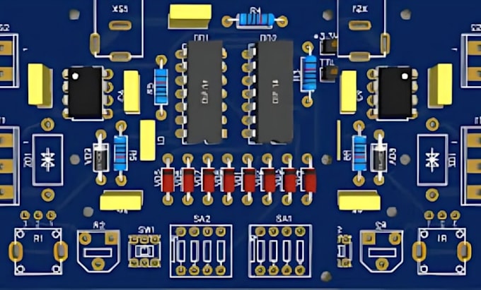 Create pcb design, pcb layout, gerber, files and schematic by ...