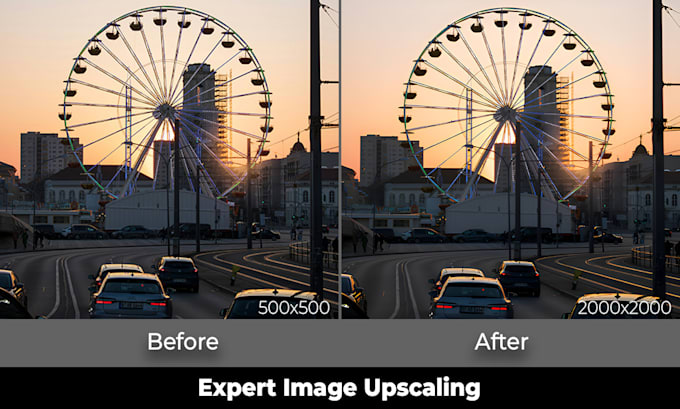 upgrade your images with high quality upscaling service