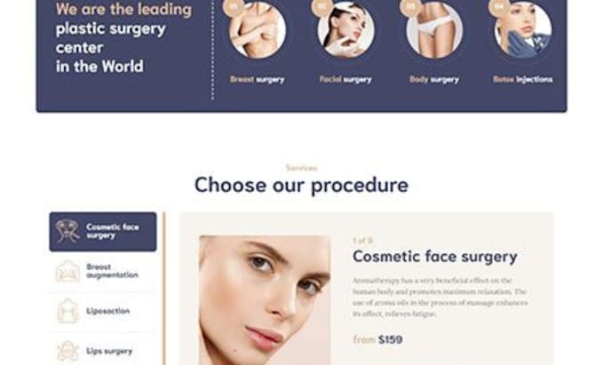 develop med spa website medical website botox aesthetics website with wordpress