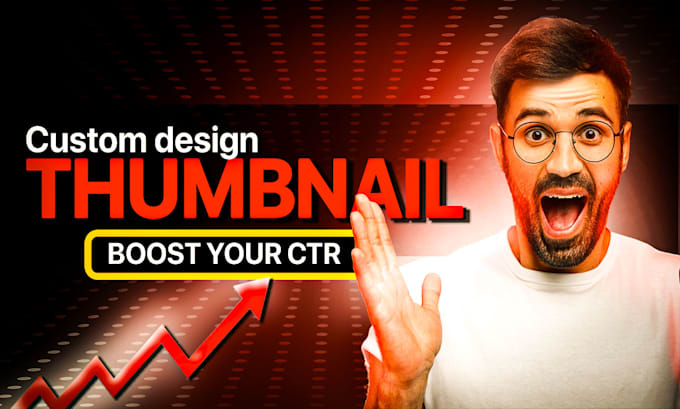 design catchy youtube thumbnail