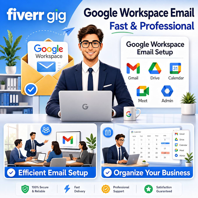 professional google workspace email setup for your business