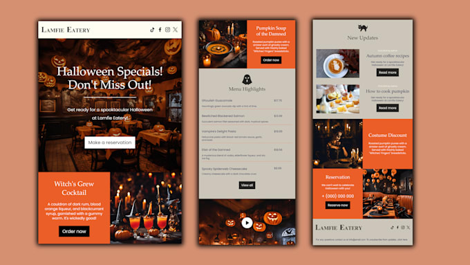 design klaviyo email template for email marketing