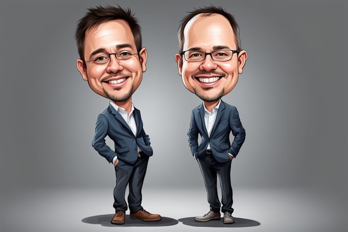 draw a digital caricature from your photo