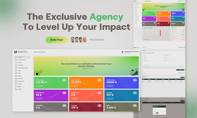 create full stack website with responsive web design