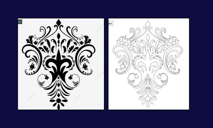 convert image to laser or cnc file, dxf, vector tracing