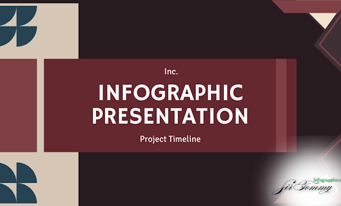 create custom infographic design for presentations marketing data visualization