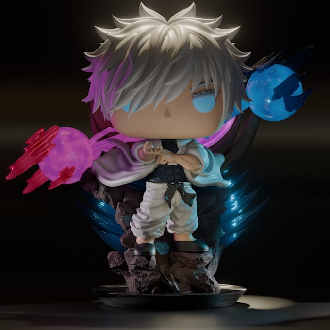 create your own custom funko pop ready to 3d print