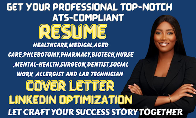write a custom resume for healthcare, biotech and clinical research