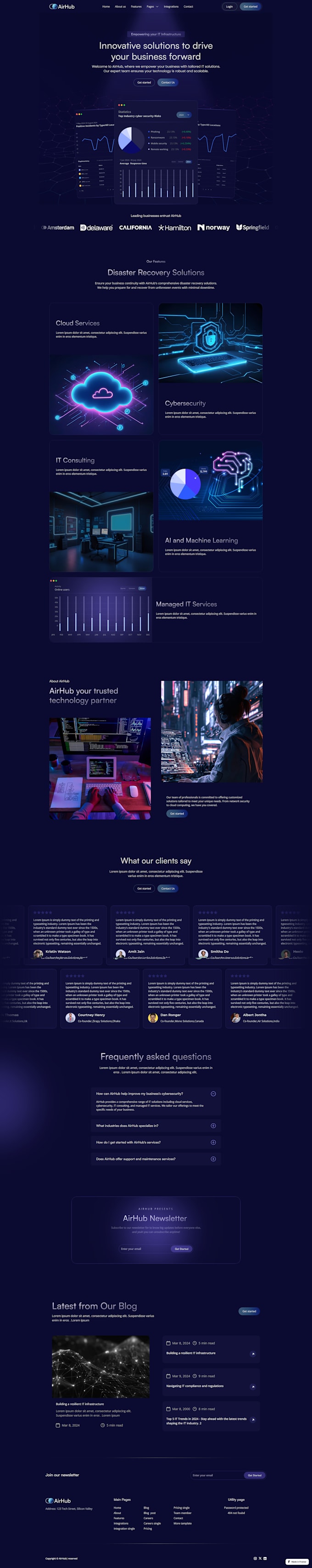 design responsive framer website and framer developer