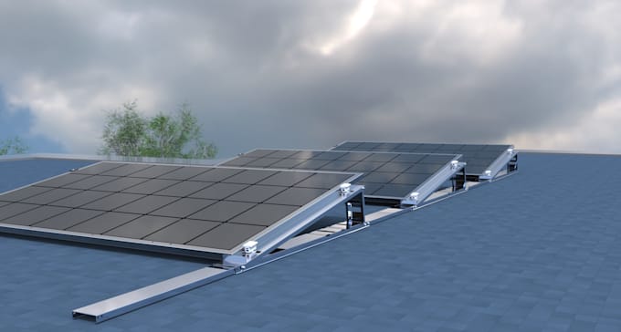 do 3d pv solar panel installation video