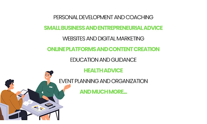 be your personal consultant