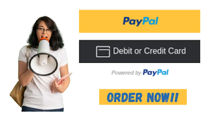 integrate paypal smart button credit,debit card to your ecommerce store