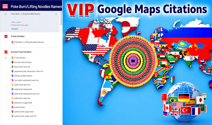 do 80,000 google map citation for local SEO and gmb ranking