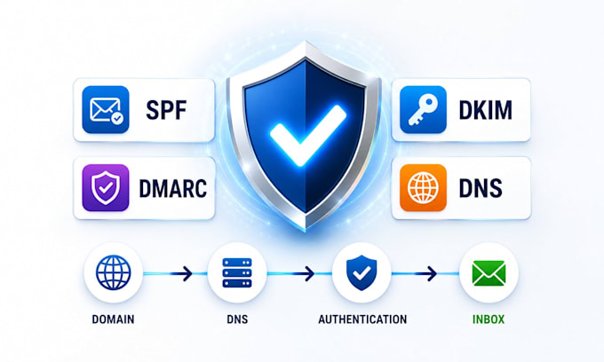 fix spf, dkim, dmarc and email authentication issues