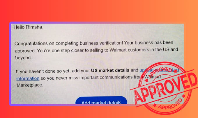 setup optimize, manage and approve walmart marketplace seller central account