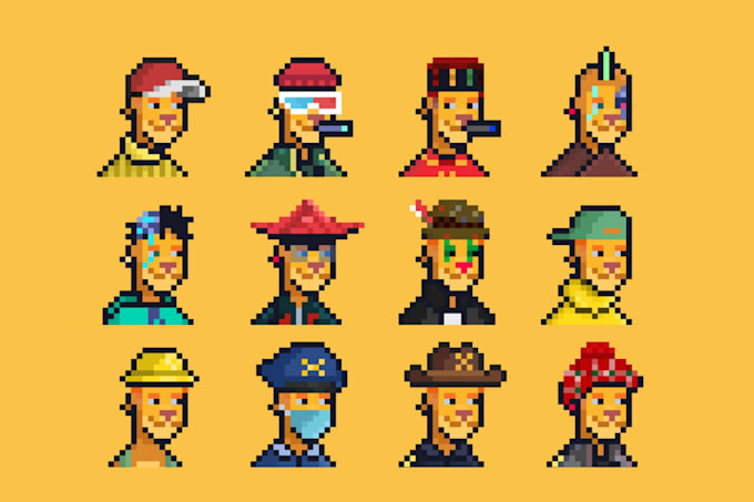 create nft pixel art for you