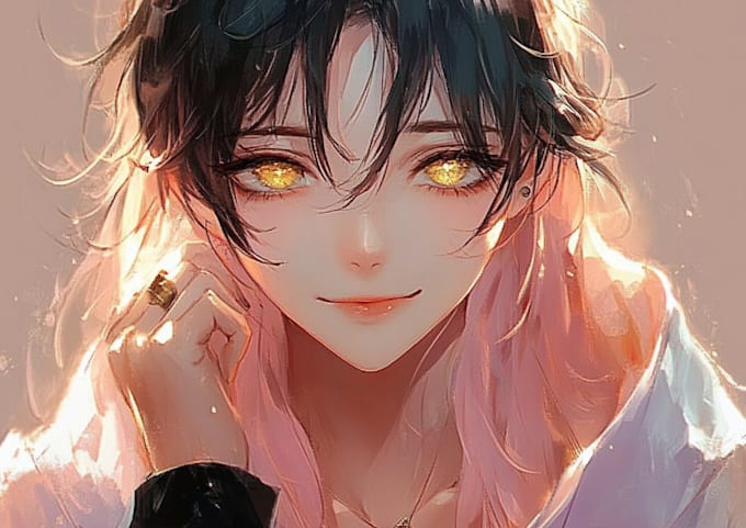 create your character in anime style