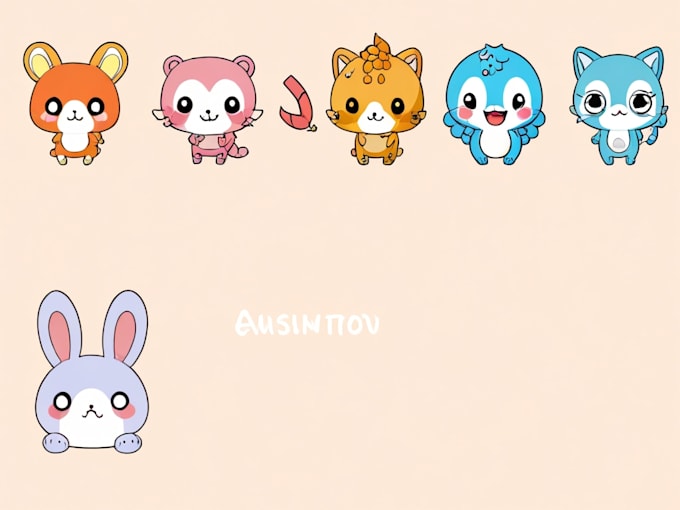 draw cute cartoon animal character