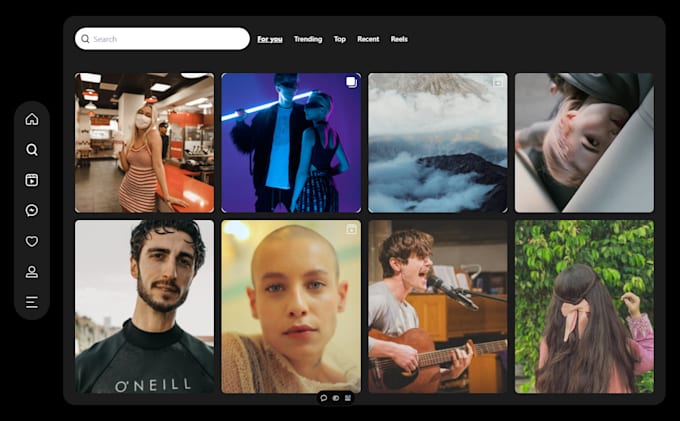 develop a full stack social media website with react and node