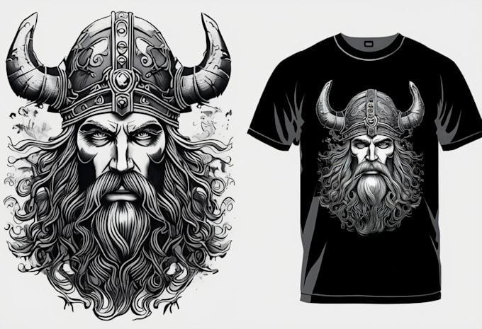 create viking art for your tattoo or tshirt