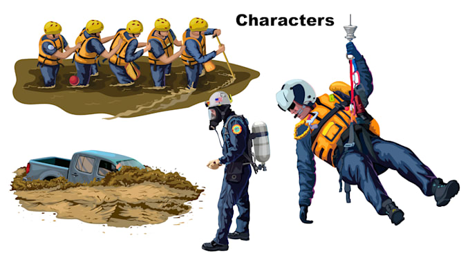 create educational illustrations for web, apps or printing