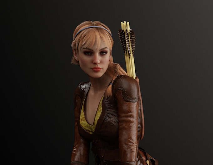 ue5 realistic character,rig nsfw model, idle animate,cc4,cc8 game model vrm file
