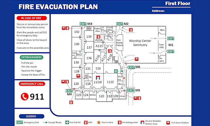 fire alarm system fire safety plan electrical engineering drawing mep floor plan