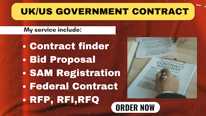 do cqc UK tender application contract research bid proposal for startup business