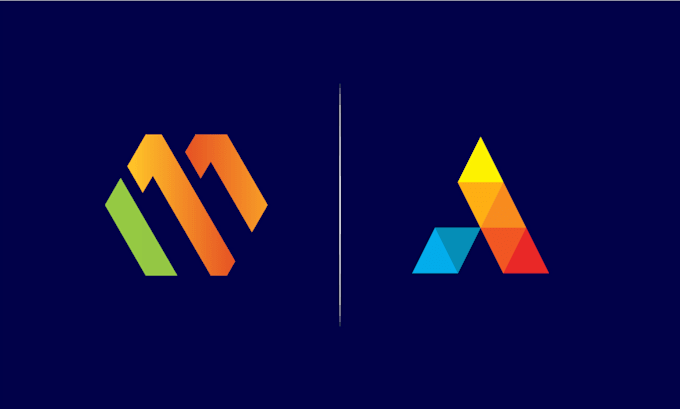 do custom timeless tech startup and crypto business logo