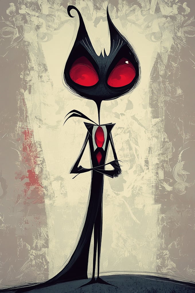 draw fave helluva boss, hazbin hotel character or oc