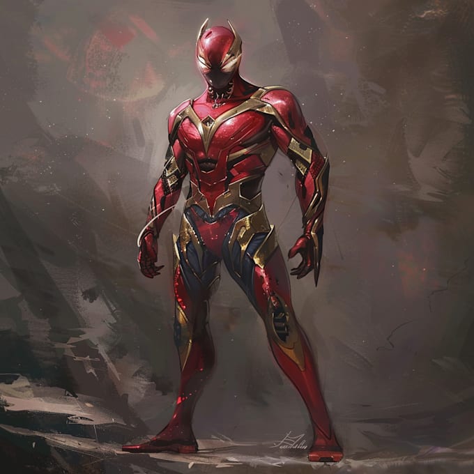 do comic superhero character design art