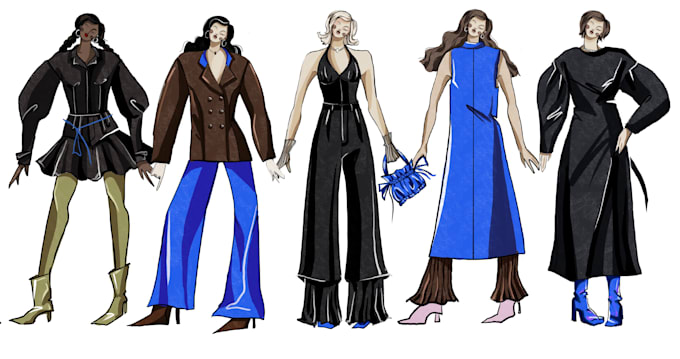 Do fashion illustration of your ideas by Callmepolll | Fiverr
