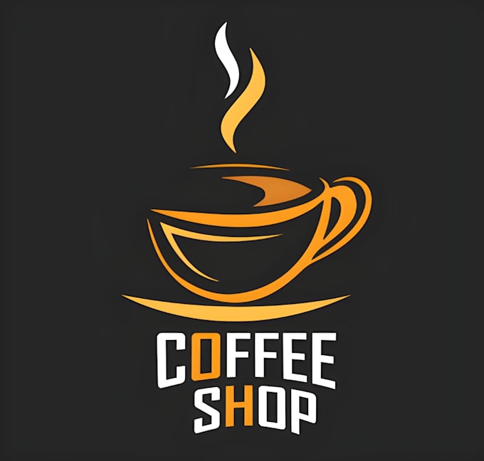 create a professional coffee shop logo design