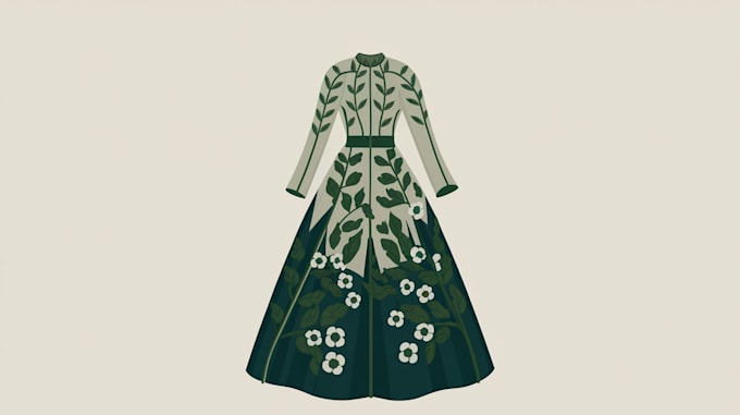 create tech pack and flat sketches for fashion design