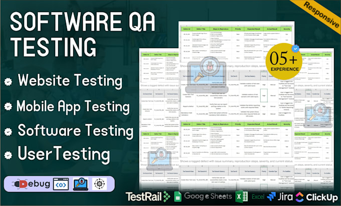 do QA testing, usability testing and website review for you