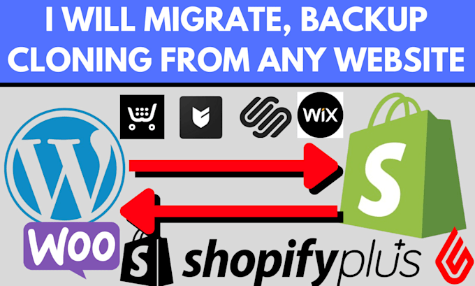 migrate copy clone duplicate replicate or revamp wix website wordpress shopify
