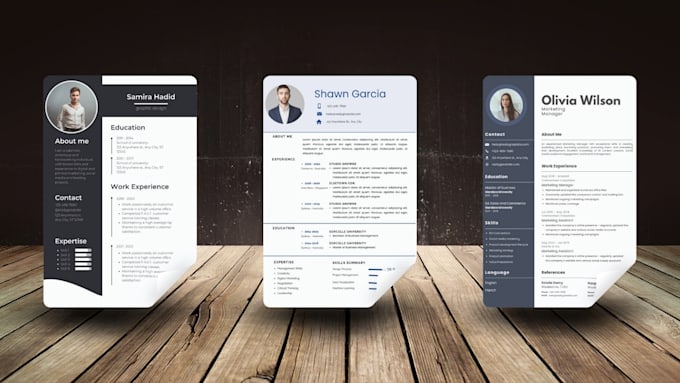 design a professional resume and cover letter