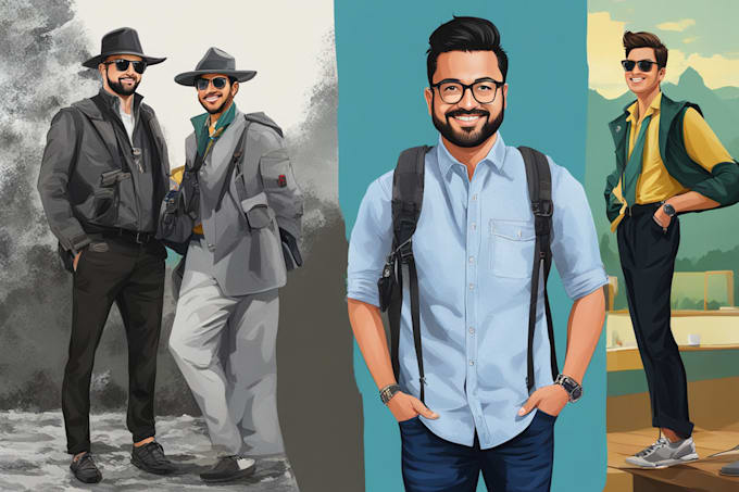 draw your photo to cartoon portrait