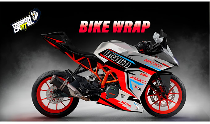 do professional wrap decal design for your mx motorcycle dirt bike