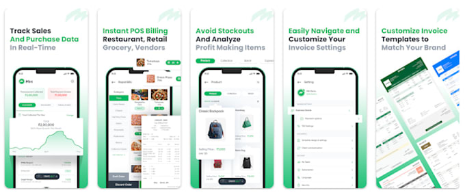 design app screenshots for app store and play store