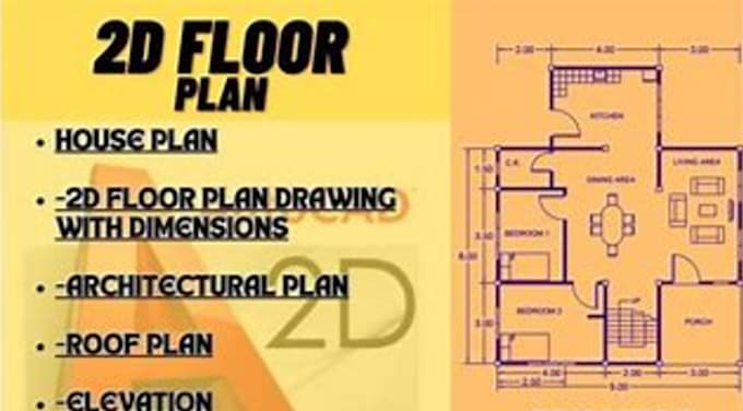 Draft professional 2d floor plans and full architectural drawings in ...