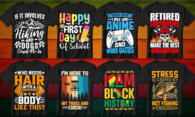 create high quality bulk t shirt designs for your brand