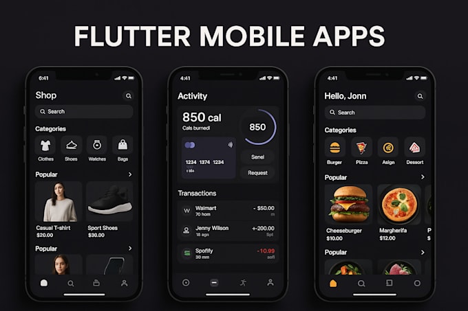 do mobile app development, android, ios app development, flutter app developer