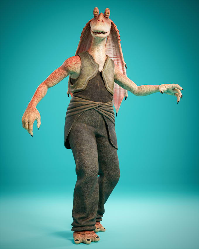 create 3d creature character and metahuman monster for unreal engine 5