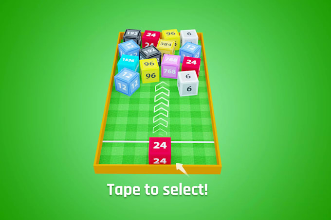 make cube merge 3d game template